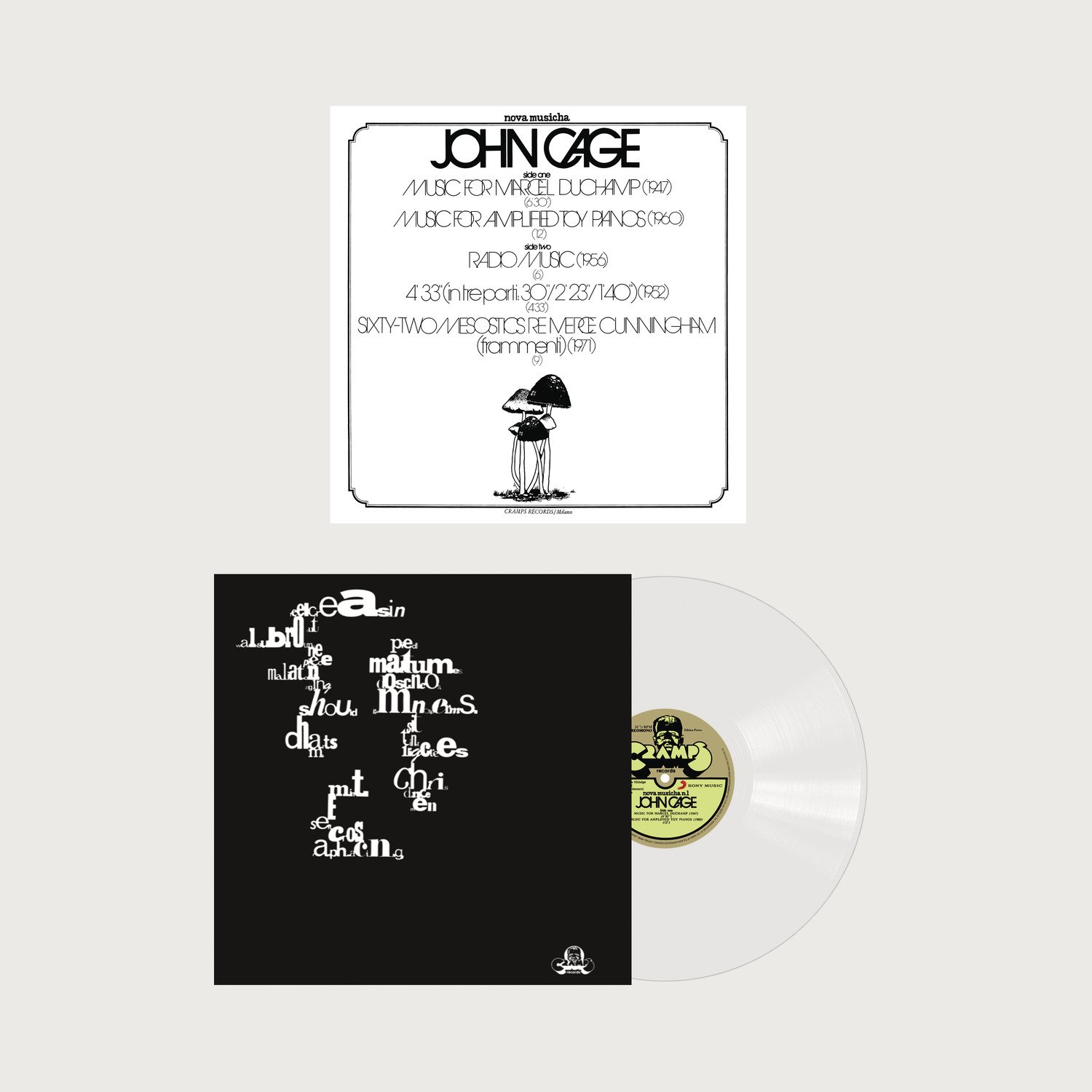 Cage, John - John Cage, Vinyl