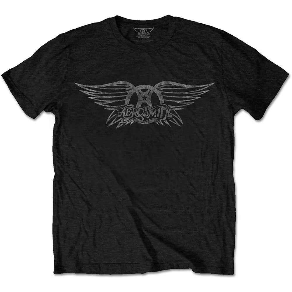 Aerosmith tričko Vintage Logo Čierna M