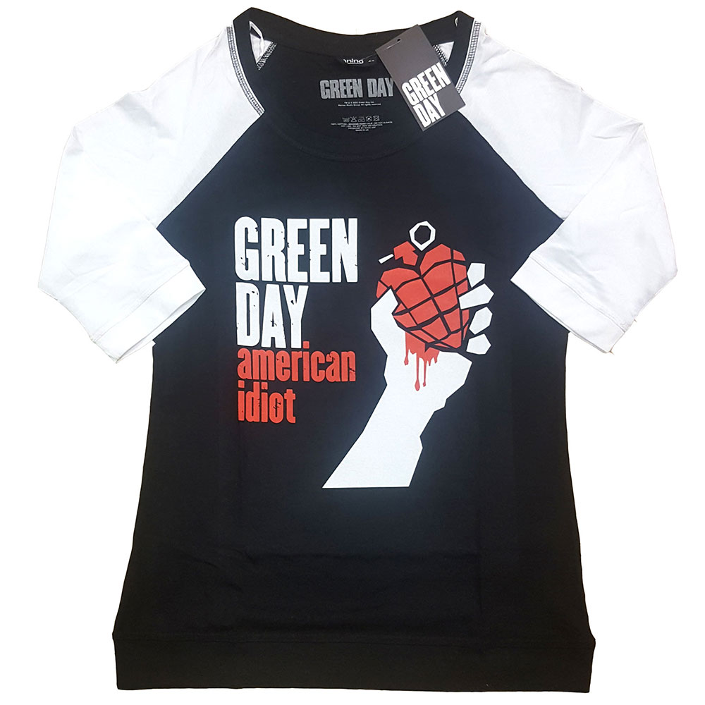 Green Day tričko American Idiot Čierna/biela 3XL