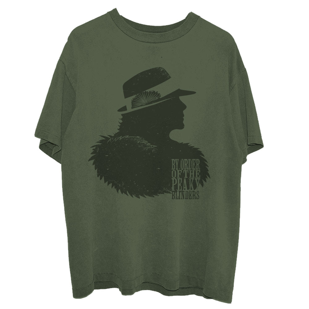 Peaky Blinders tričko Polly Outline Zelená XXL