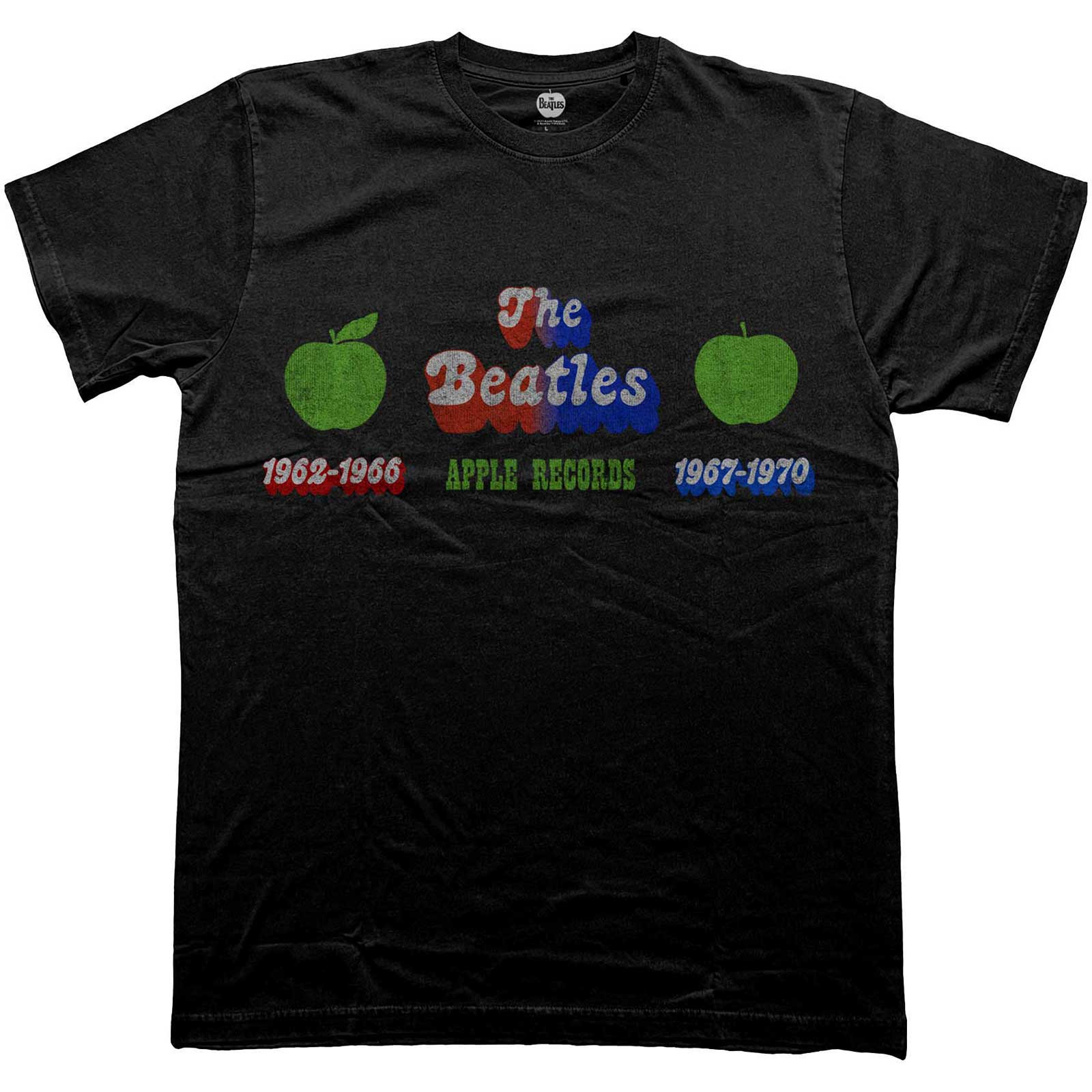 The Beatles tričko Apple Years Čierna S