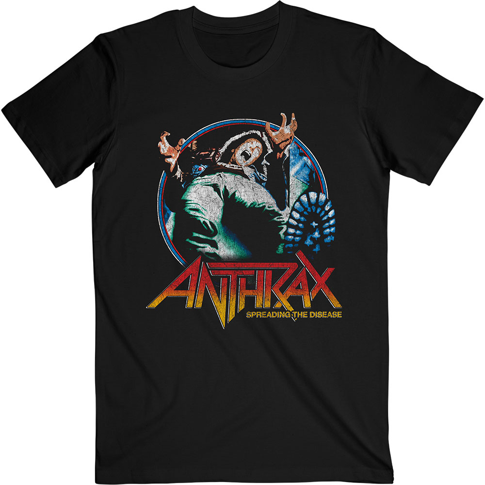 Anthrax tričko Spreading Vignette Čierna M