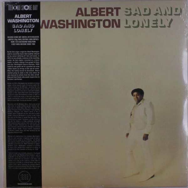WASHINGTON, ALBERT - SAD AND LONELY, Vinyl
