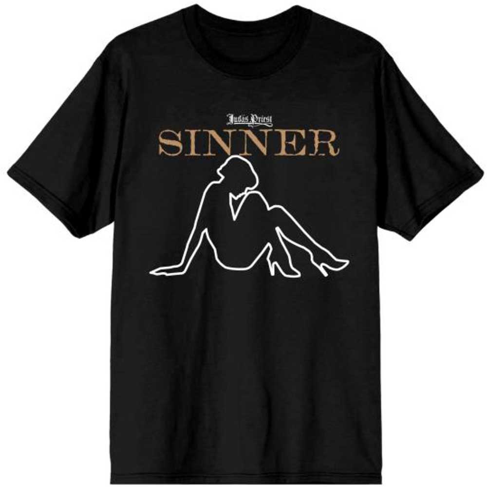 Judas Priest tričko Sin After Sin Sinner Slogan Lady Čierna L