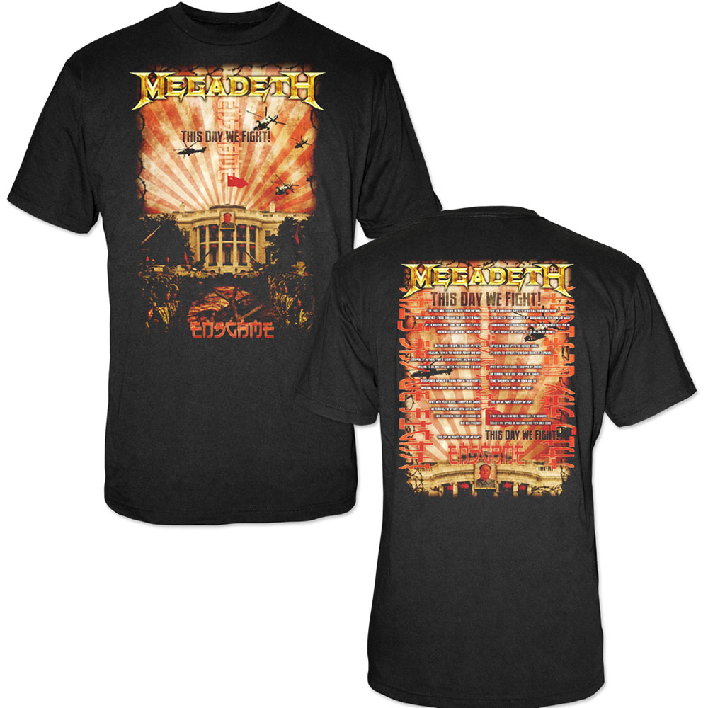 Megadeth tričko China Whitehouse Čierna XXL
