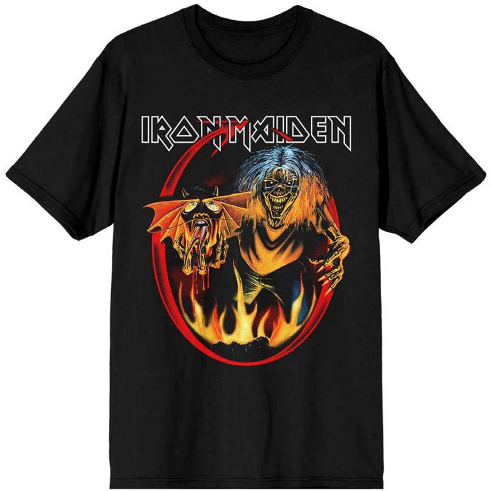 Iron Maiden tričko Number of the Beast Devil Tail Čierna XL