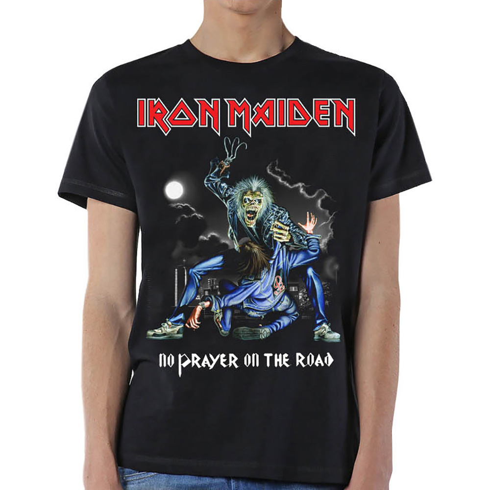 Iron Maiden tričko No Prayer On The Road Čierna XL