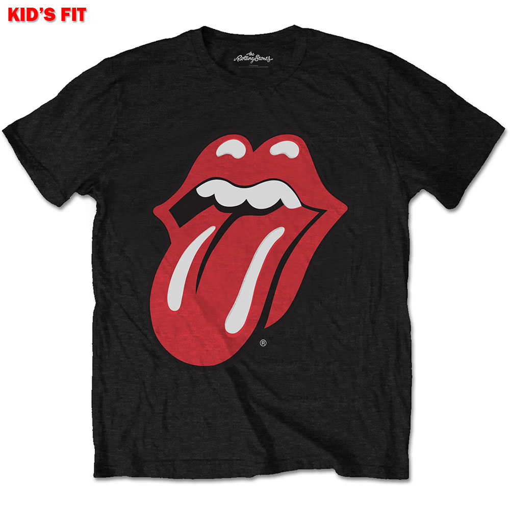 The Rolling Stones tričko Classic Tongue Čierna 7-8 rokov