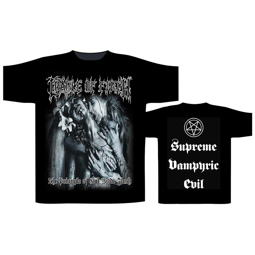 Cradle of Filth tričko Supreme Vampiric Evil Čierna L