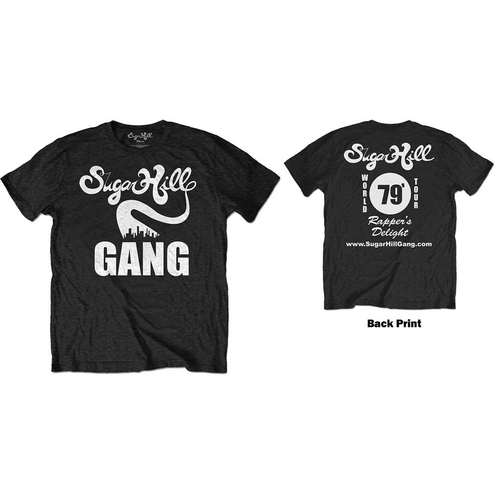 The Sugarhill Gang tričko Rappers Delight Tour Čierna XL