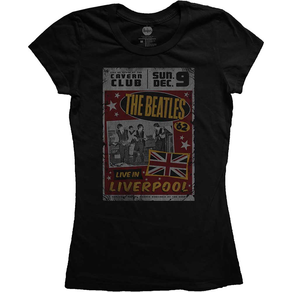 The Beatles tričko Live in Liverpool Čierna M