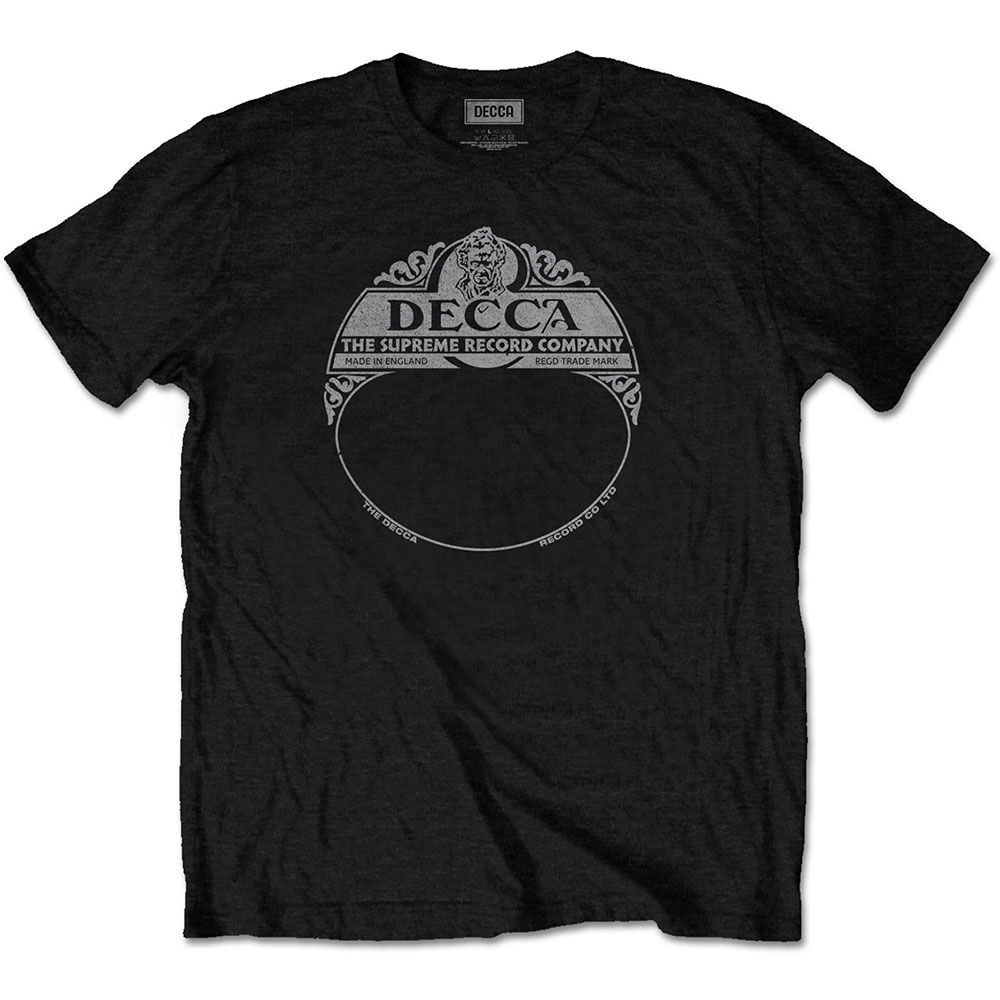 Decca Records tričko Supreme Label Čierna XL