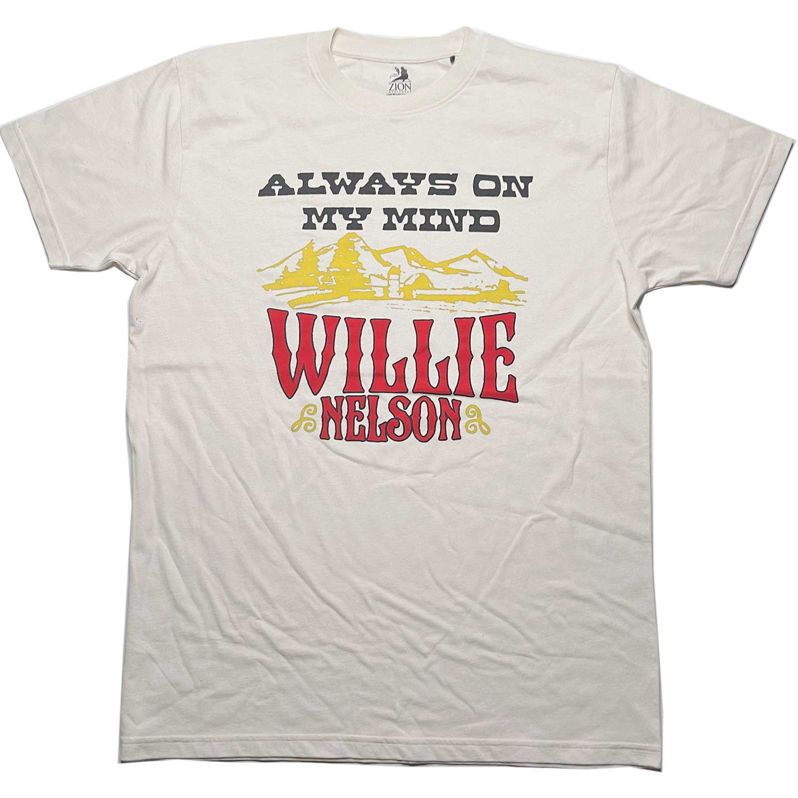 Willie Nelson tričko Always On My Mind Natural M