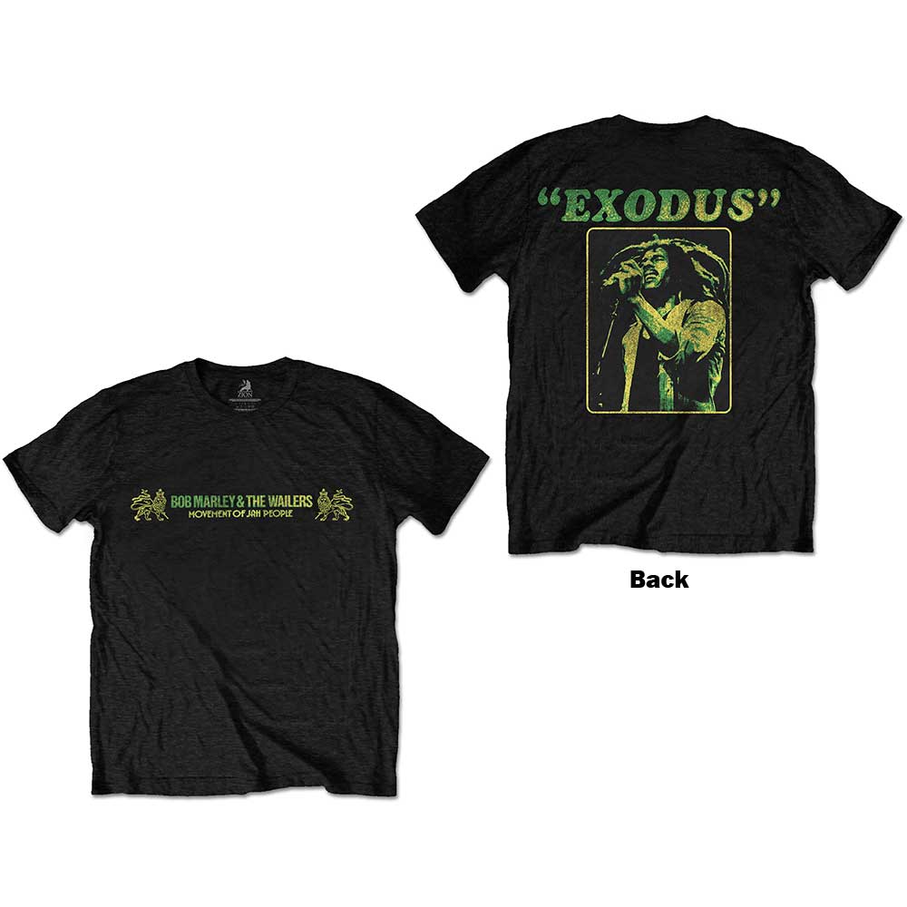 Bob Marley tričko Exodus Čierna L