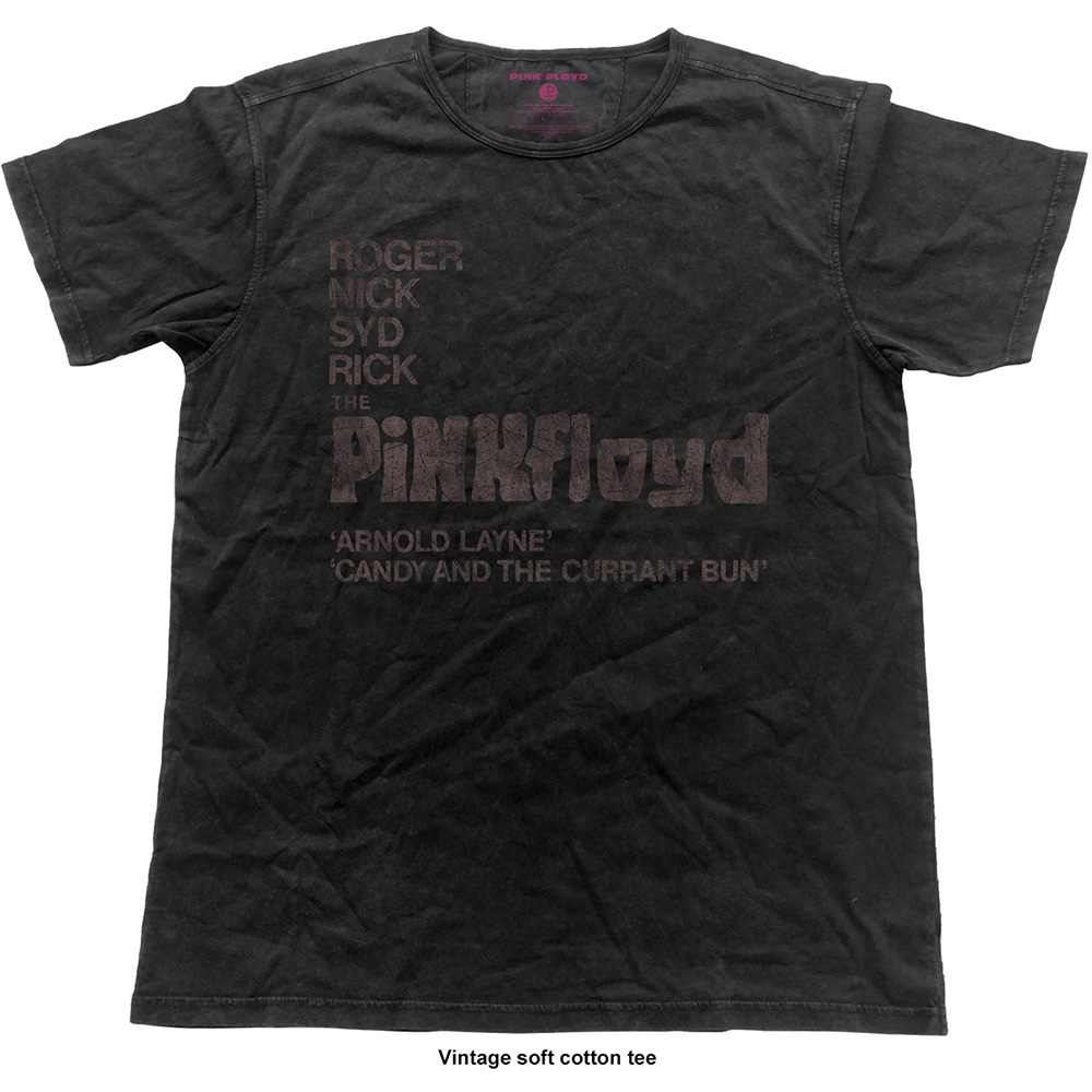 Pink Floyd tričko Arnold Layne Demo Vintage Čierna XL