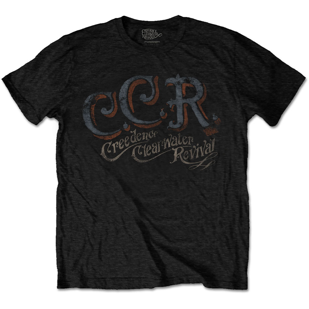 Creedence Clearwater Revival tričko CCR Čierna L