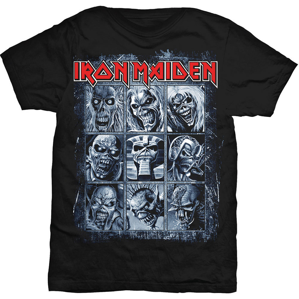 Iron Maiden tričko Nine Eddies Čierna XXL