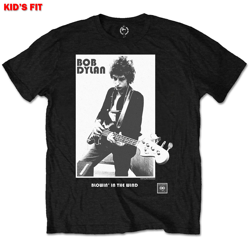 E-shop Bob Dylan tričko Blowing in the Wind Čierna 11-12 rokov