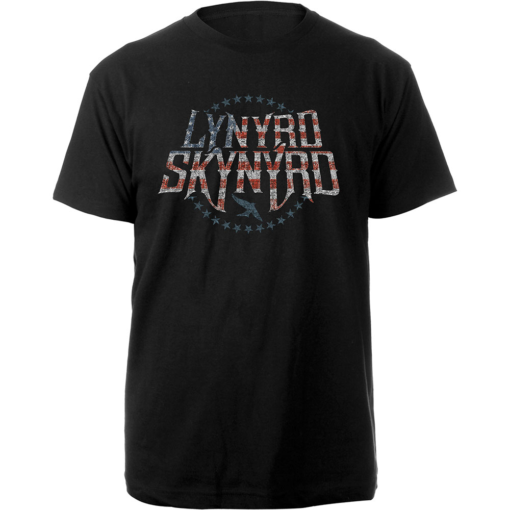 Lynyrd Skynyrd tričko Stars & Stripes Čierna M