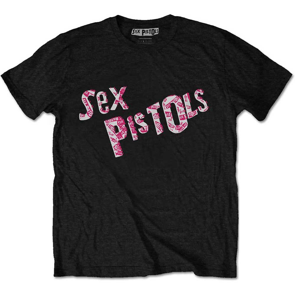 Sex Pistols tričko Multi-Logo Čierna L