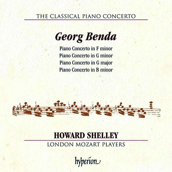 E-shop GEORG BENDA: PIANO CONCERTO IN F MINOR, G MINOR, G MAJOR, B MINOR