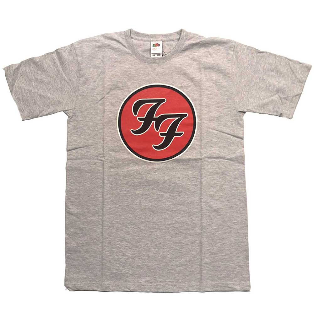 Foo Fighters tričko FF Logo Šedá 12-14 rokov