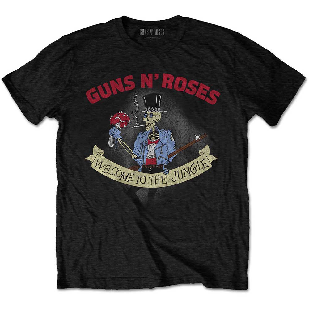 Guns N’ Roses tričko Skeleton Vintage Čierna M