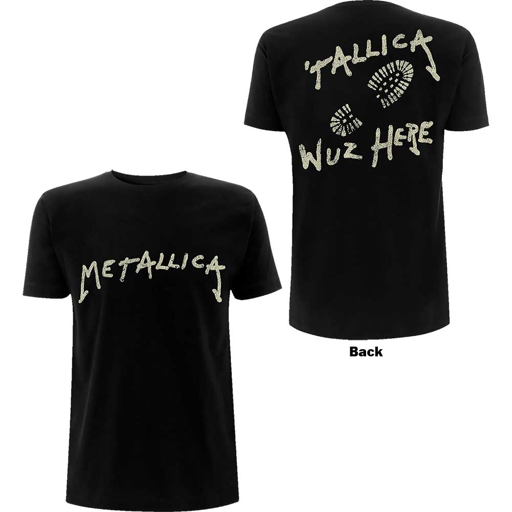 Metallica tričko Wuz Here Čierna XL