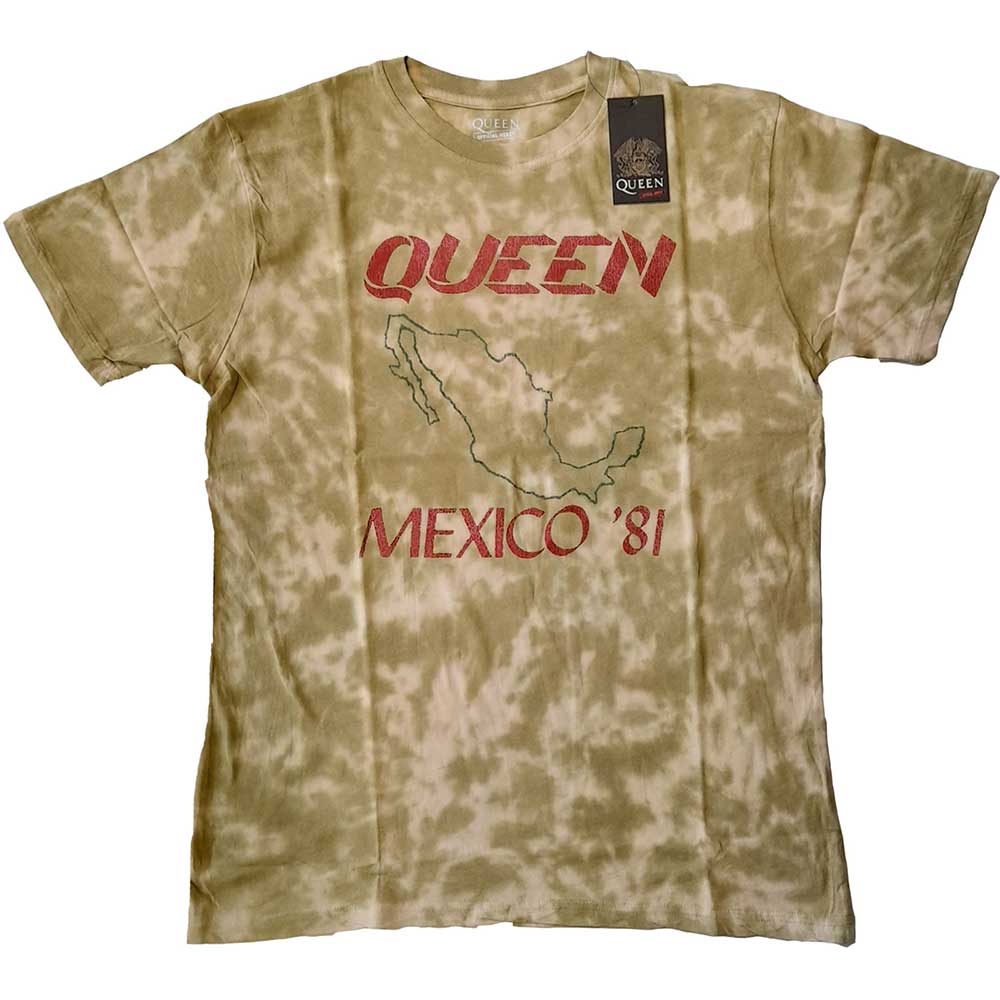 Queen tričko Mexico \'81 Natural XL