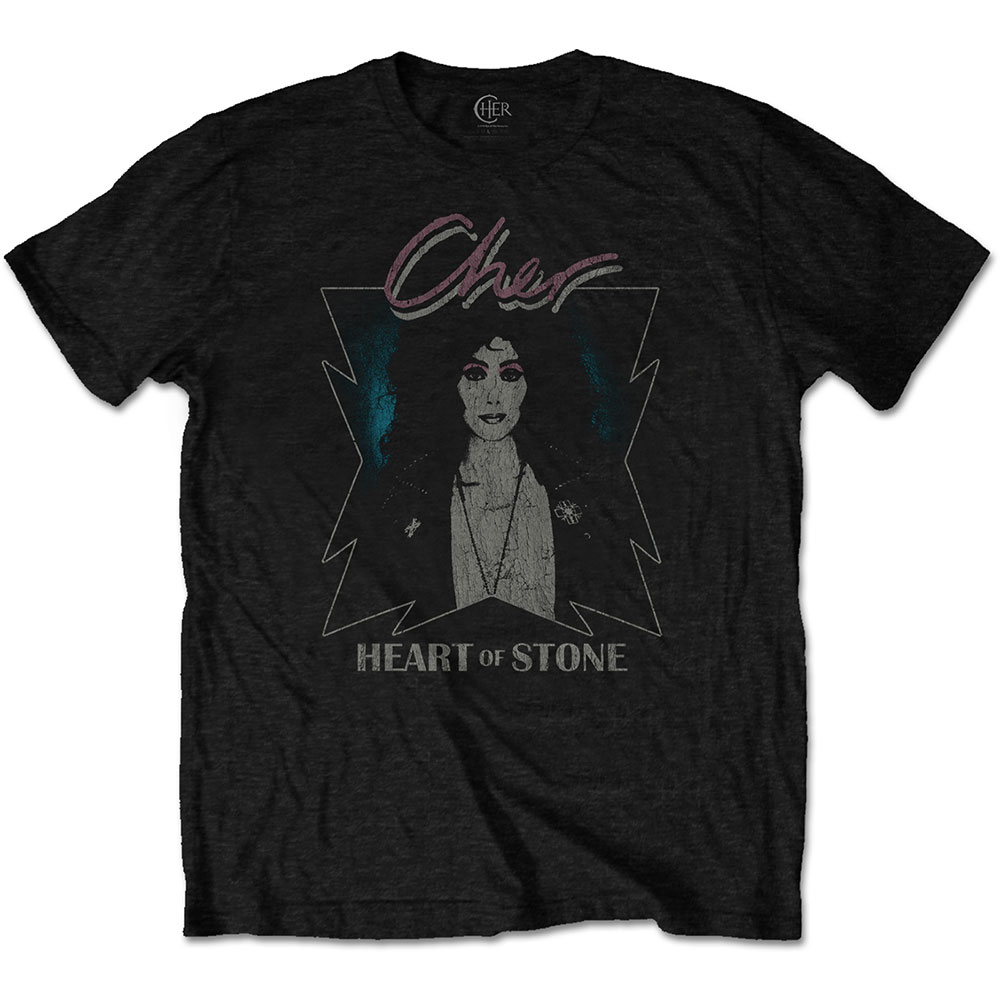 Cher tričko Heart of Stone Čierna L