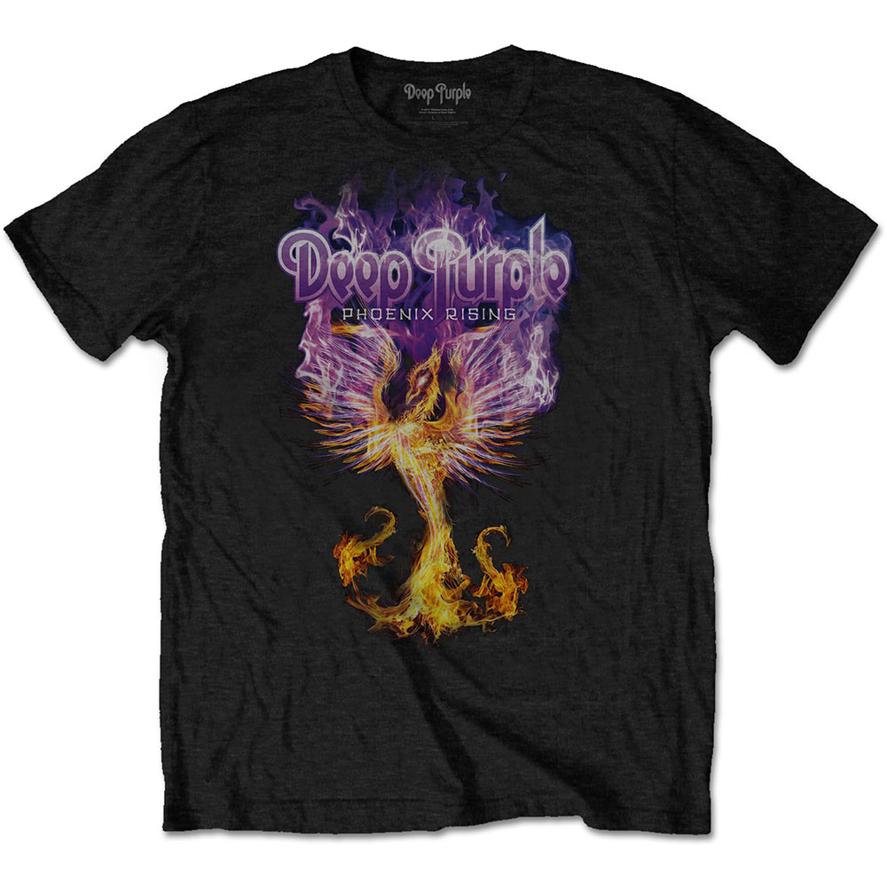 Deep Purple tričko Phoenix Rising Čierna XXL