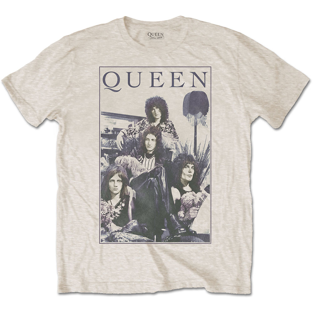 Queen tričko Vintage Frame Natural L