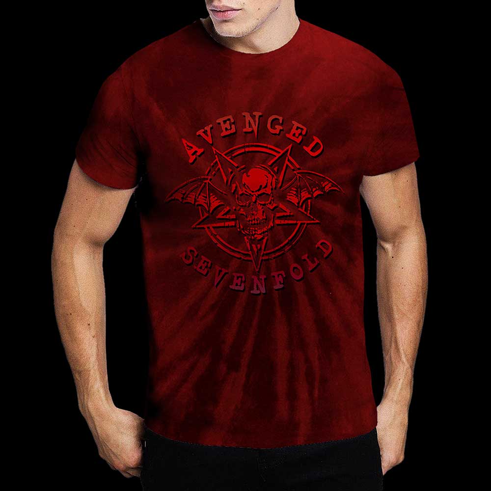 Avenged Sevenfold A7X tričko Pent Up Červená L