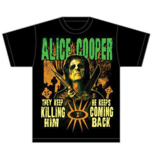 Alice Cooper tričko Graveyard Čierna L