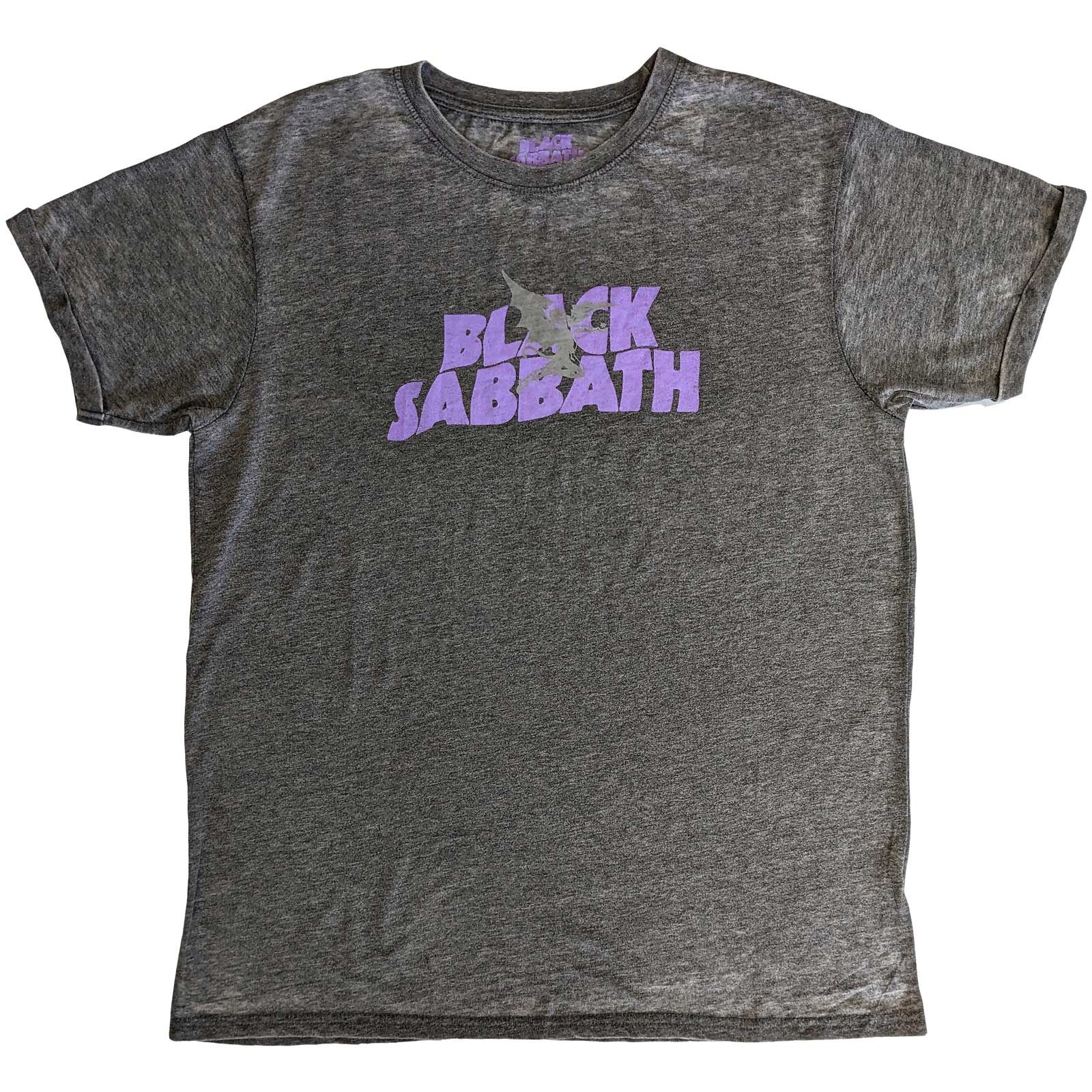 Black Sabbath tričko Logo & Daemon Šedá M