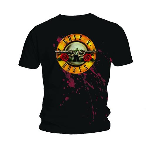 Guns N’ Roses tričko Bullet Čierna XXL