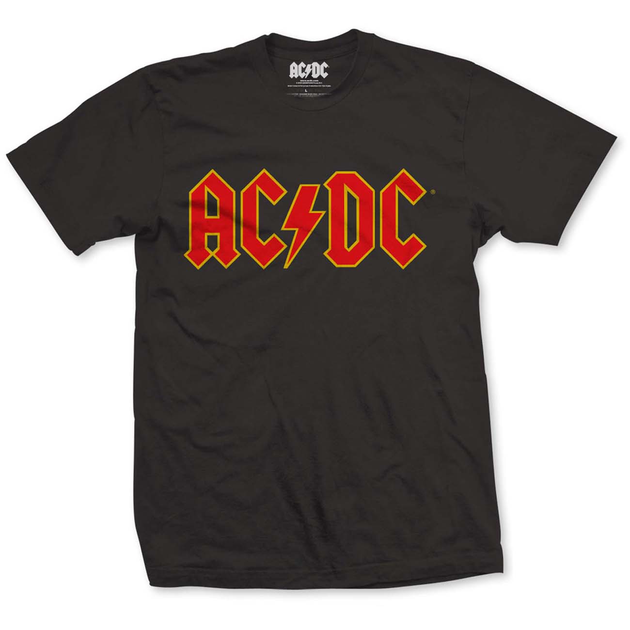 AC/DC tričko Logo Čierna 5XL