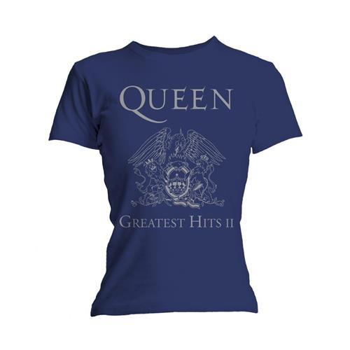 Queen tričko Greatest Hits II Modrá XL