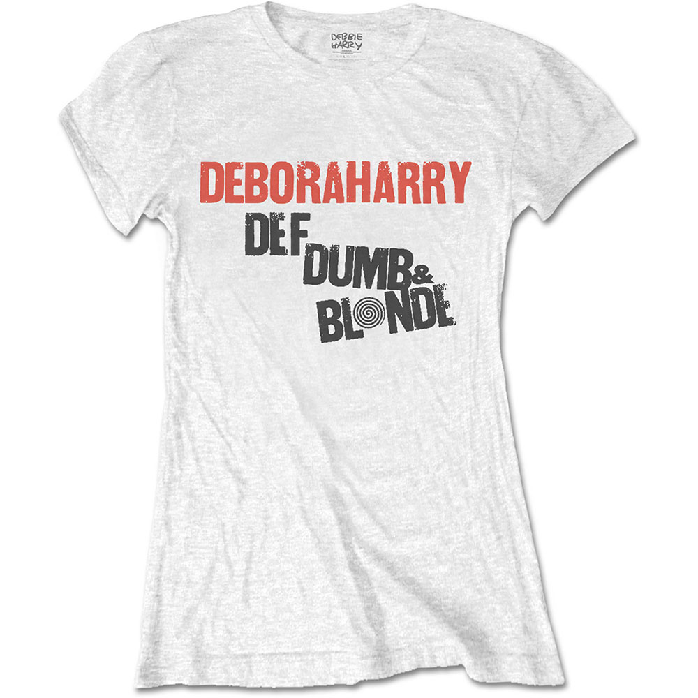 Debbie Harry tričko Def, Dumb & Blonde Biela L