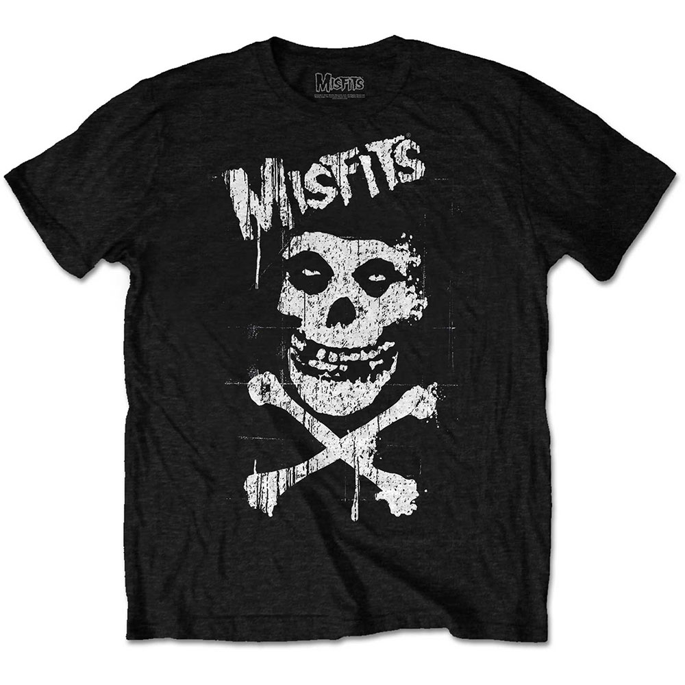 Misfits tričko Cross Bones Čierna XXL