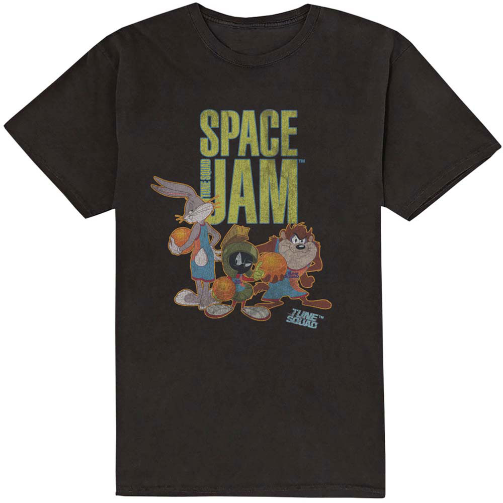 Space Jam tričko Tune Squad Čierna L
