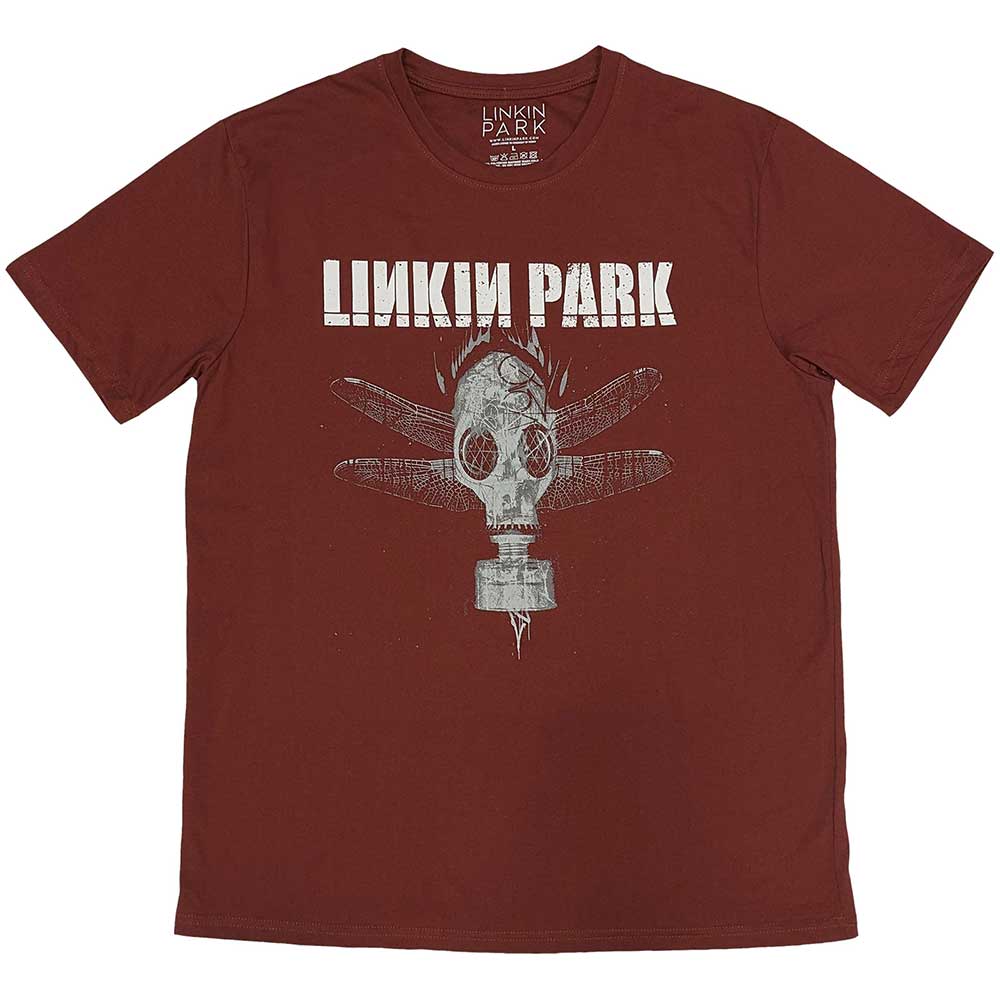 Linkin Park tričko Gas Mask Červená XL