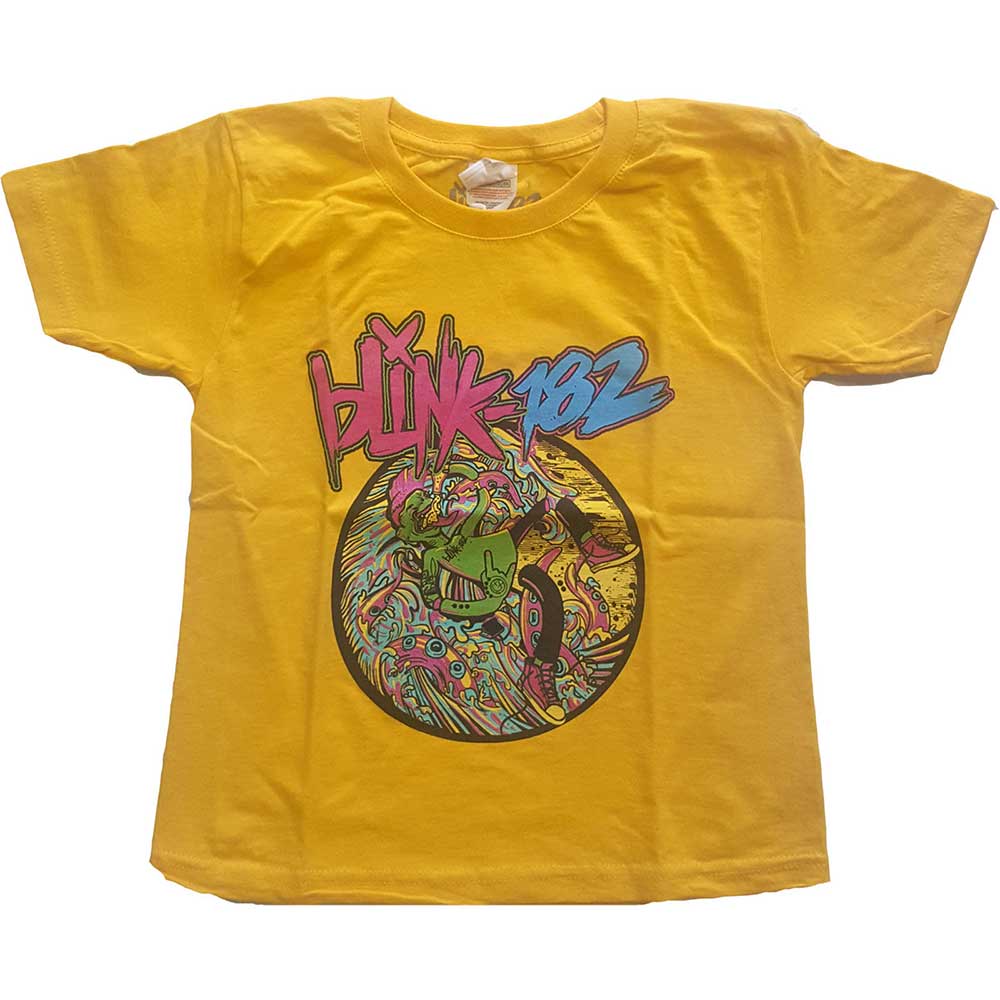 E-shop Blink 182 tričko Overboard Event Žltá 11-12 rokov