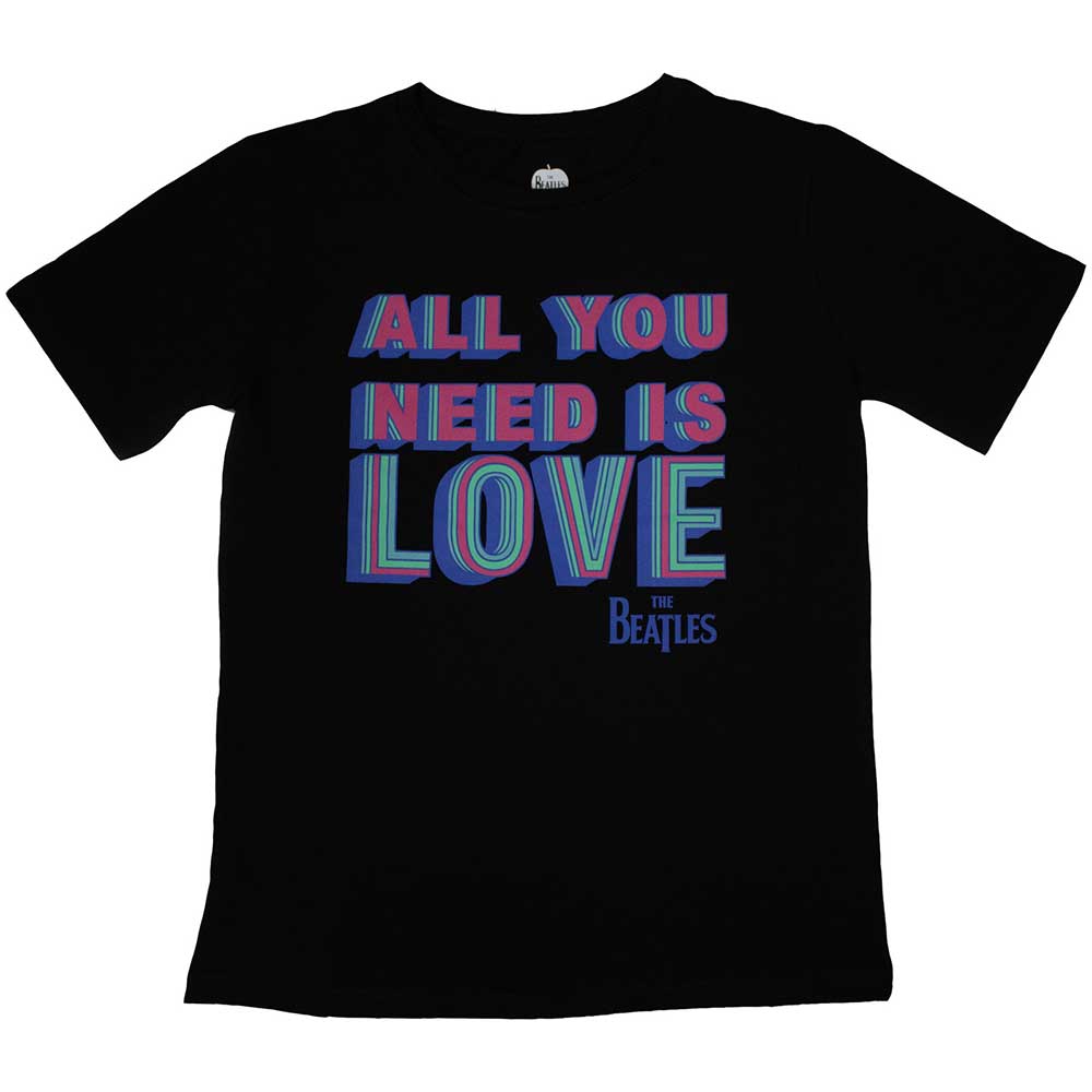 The Beatles tričko All You Need Is Love Čierna S