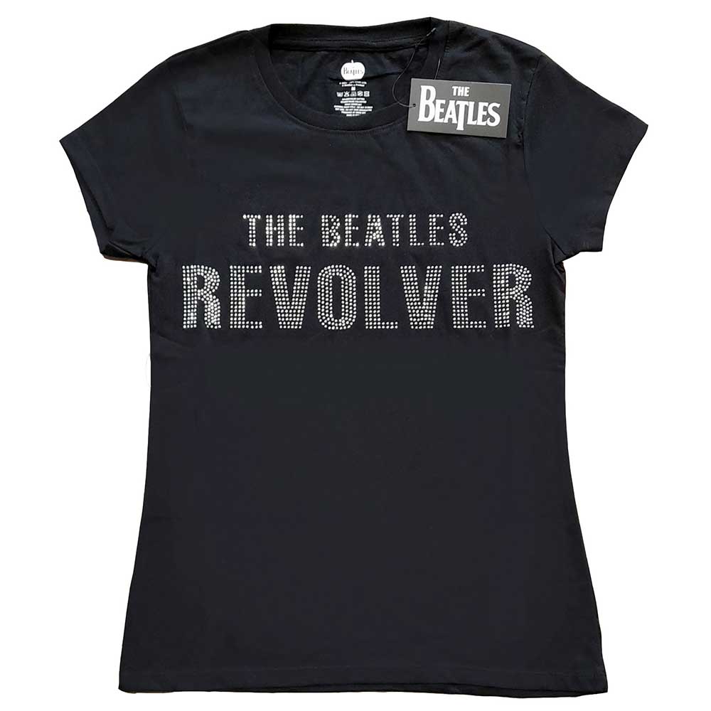 The Beatles tričko Revolver Čierna XL