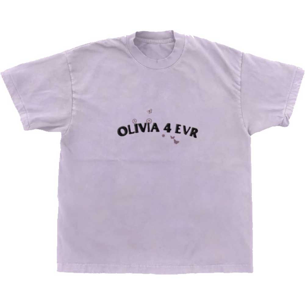 Olivia Rodrigo tričko Olivia 4 Evr Brutal Fialová S