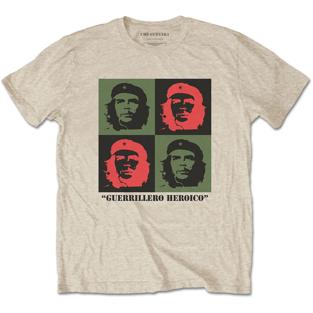 Che-Guevara tričko Blocks Natural XXL