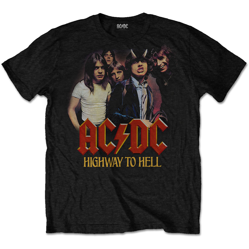AC/DC tričko H2H Band Čierna S