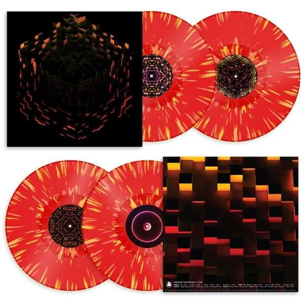 C418 - MINECRAFT VOLUME BETA (RED/ORANGE/YELLOW SPLATTER), Vinyl