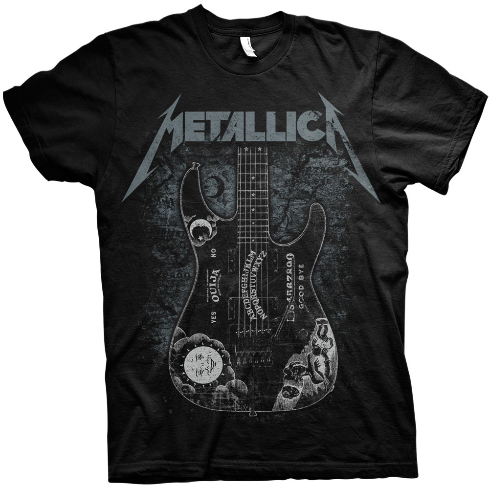 Metallica tričko Hammett Ouija Guitar Čierna S